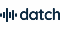Datch logo with stylized sound waves.